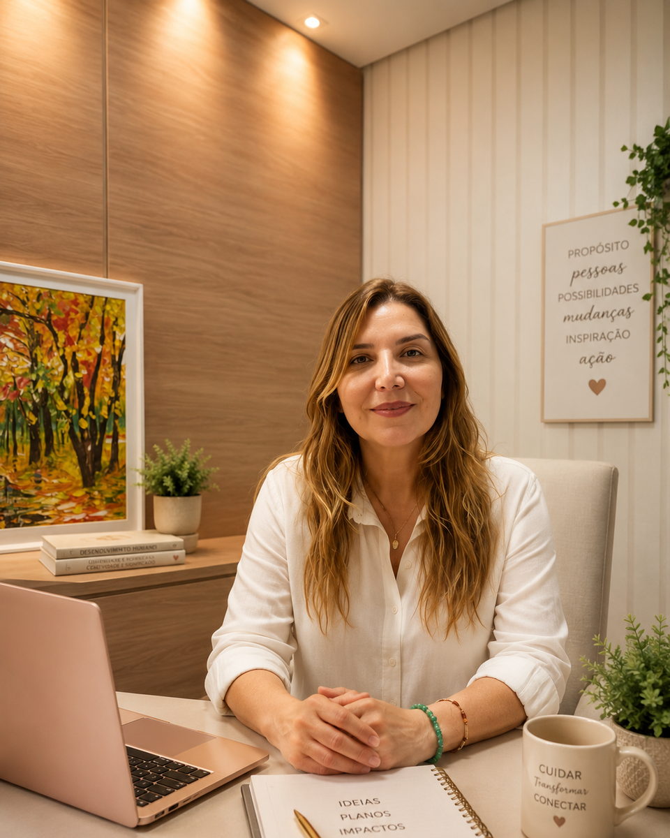 Regina Lúcia Teixeira de Siqueira, neuropsicóloga responsável técnica da UNNA, em seu consultório em Praia da Costa, Vila Velha - ES